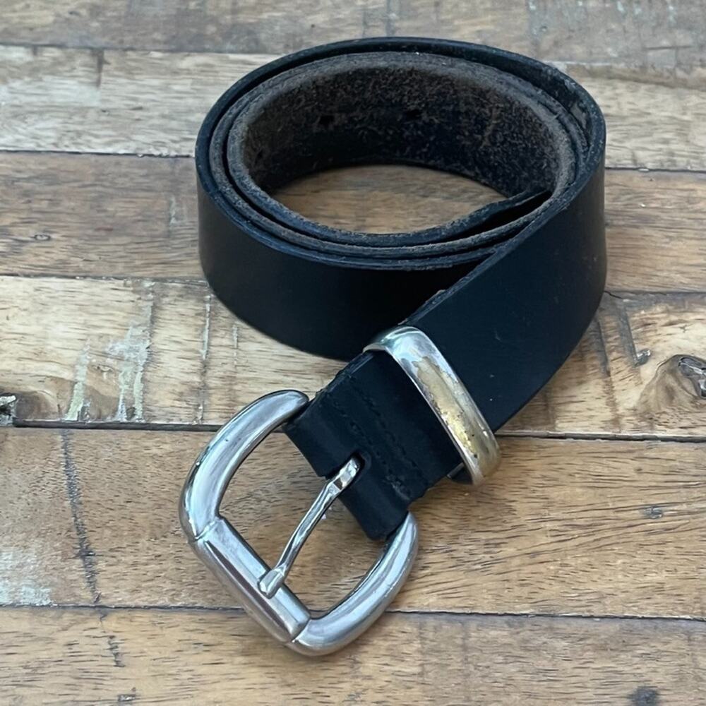 Jay Jacobs Genuine Leather Belt Women's Medium Metal Buckle